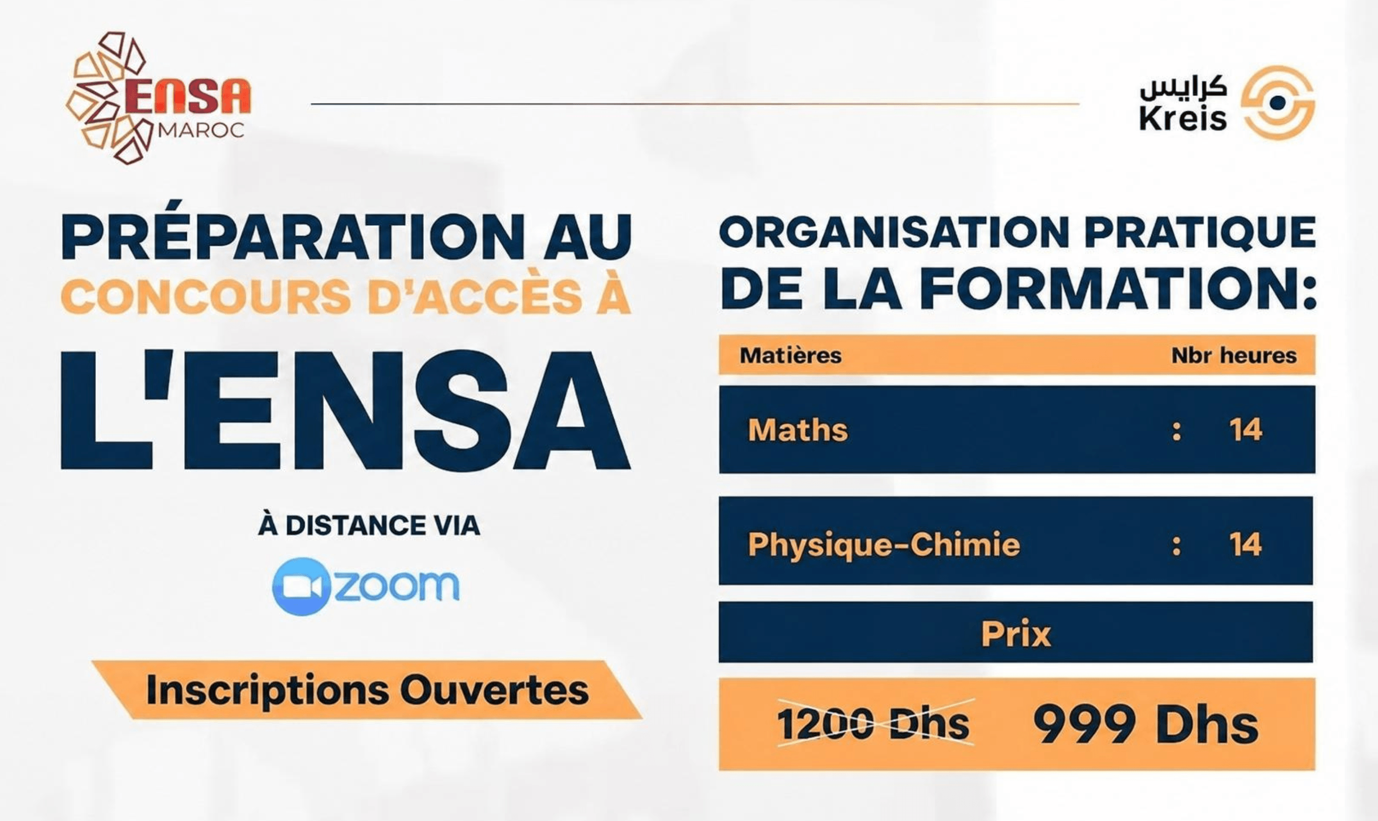 Préparation ENSA KREIS