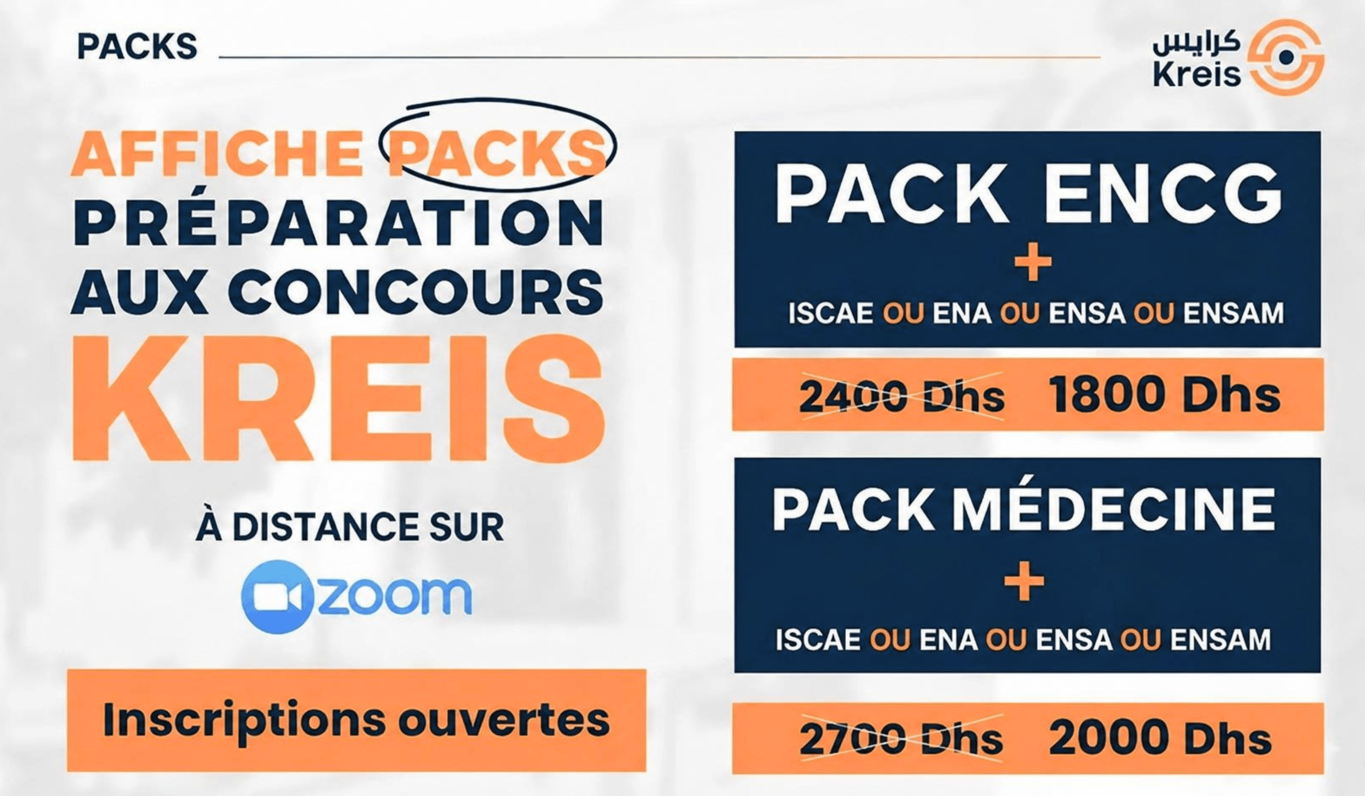 Préparation PACKS KREIS